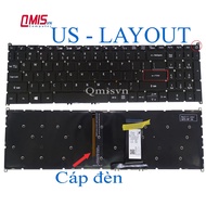 Acer Aspire 7 laptop keyboard A715-41, A715-41G, A715-42, A715-42G, A715-74, A715-74G, A715-75, A715