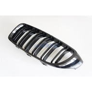 K.A.M. BMW F32 F33 F36 M4 Parallel Bars Lines Piano Black Bright Nose Water Grille Tank Guard