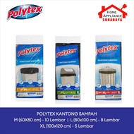 POLYTEX Black Plastic Trash Bag 20 Micron Thickness Size M - L - XL