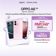 OPPO A6 5G Smartphone | 8GB + 256GB/512GB | 7000mAh | IP69 Water and Dust Resistance | SuperCool VC 