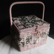 【老時光 OLD-TIME】早期二手國外進口針線箱裁縫箱