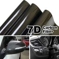 50 * 152cm/19.69 *.59.84 in Car 7D Carbon Fiber Film Black 7D Carbon Fiber Film Highlight Carbon Fib