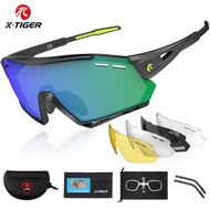 ♈☬X-TIGER Bike sunglasses 3/5 Lens Cycling shades Road Mountain Bike shades Cycling sunglasses