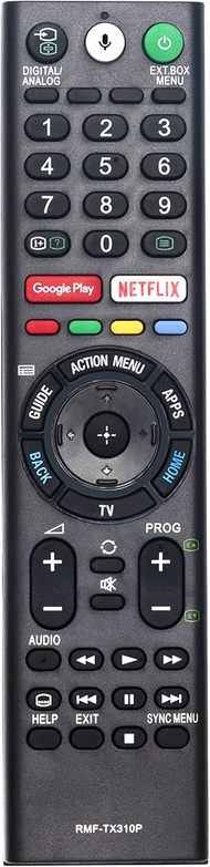 RMF-TX310P Replaced Voice Remote Control Compatible with Sony TV KD-75X8000G KD-65X8000G KD-55X8000G