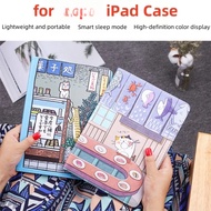 For iPad Pro 11 2024 Tablet Cases A2903 Air 11 M2 Funda iPad mini 6 7 A17 Pro generacion Case Cartoo