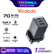 MCDODO CH1551 70W 2C+1A GAN 5 MINI FAST CHARGER (UK)