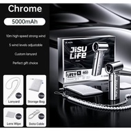 JisuLife Handheld Fan Life9 - Chrome (5000mAh)