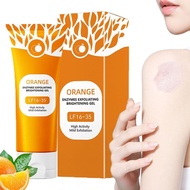 Neroli Exfoliating Gel - A Gentle Facial and Body Exfoliant, Orange Scented Exfoliator Clear Gel, Or