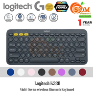 (K380S) ของแท้ มีสกิ๊กเกอร์ภาษาไทยให้ (คีย์บอร์ดบลูทูธ) LOGITECH Multi-Device(EN) มี 4สี ขาว|ดำ|กุหล