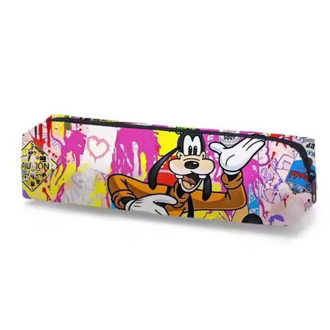 Disney Cosmetic Pouch Cartoon Kawaii Mickey Mouse Bags Organize Storage Bag Frozen Purse Elsa and An