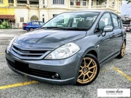 NISSAN LATIO HATCHBACK 2004 - 2012 (4" MEDIUM) DOOR VISOR