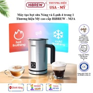 4 in 1 Hot and Cold milk frother, premium American brand HiBREW - M3A