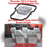 Mercedes 190(W201) W123 W124 W126 W140 W201 W202 W210 with 722.3 Gearbox (4 Speed) Complete ATF Maintenance Set