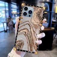 Casing Xiaomi Redmi 13C 12C 10C 9C 12 9A Redmi Note 13 12 Note 11 11S 10 10S Luxury Fashion Golden Q