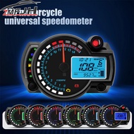 Universal Moto Dashboard LCD Digital Motorcycle Odometer Speedometer Meter Instrument Adjustable 0- 