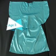 Baju kurung Budak Anak Kids | Batwing Kelawar | Turquoise