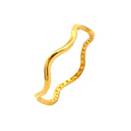 Top Cash Jewellery 916 Gold Curvy Ring