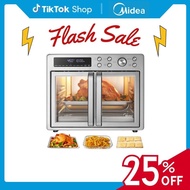 Midea Flexify French Door Air Fryer Toaster Oven Combo 26.4 QT, Summer Turn-Up gift, Extra Large Cou