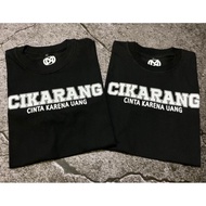 Bandung distro t-shirt, men's/women's short-sleeved t-shirt, Cikarang pride