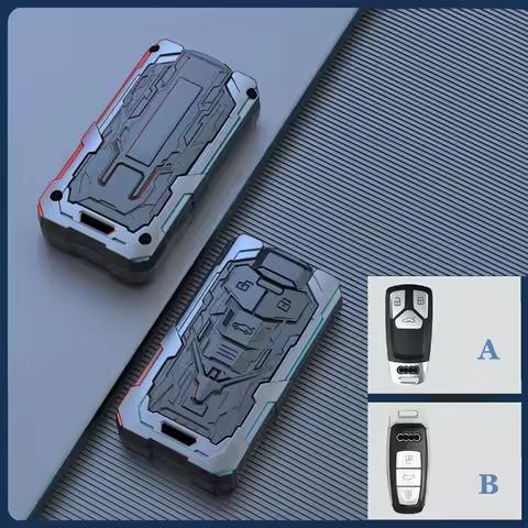 Zinc Alloy Car Remote Key Cover Case Shell For Audi A4 B9 A5 A6L A6 S4 S5 S7 8W Q7 4M Q5 TT TTS RS C