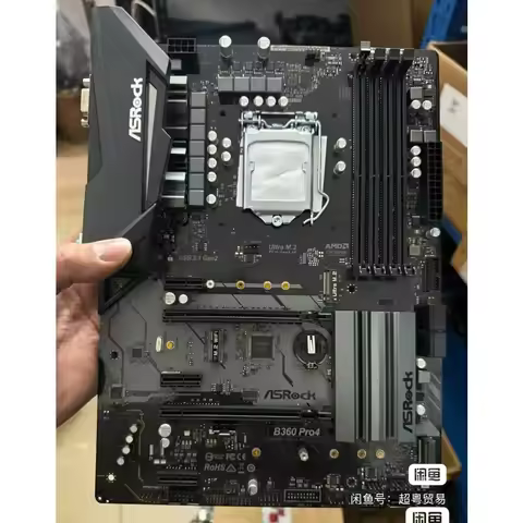 ASRock B360 Pro4 Motherboard LGA 1151 Intel B360 DDR4 64G support i7-9700F i5-9400F i5-8500 i3-9100 
