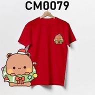 T-Shirt Cotton T-Shirt for Women Short Sleeve Streetwear Sizes 100CM to 5XL | Christmas Edition S-5X