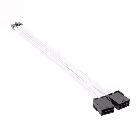 12-Pin to Dual 8-Pin PCIe GPU Power Extension Cable for RTX30 Series Power Cord 32cm 12.6in for Grap