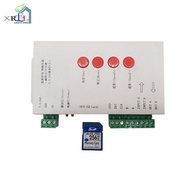 T1000S 2048พิกเซล DMX 512 Controller SD Card WS2801 WS2811 WS2812B LPD6803 LED Strip DC5V 12V 24V สี
