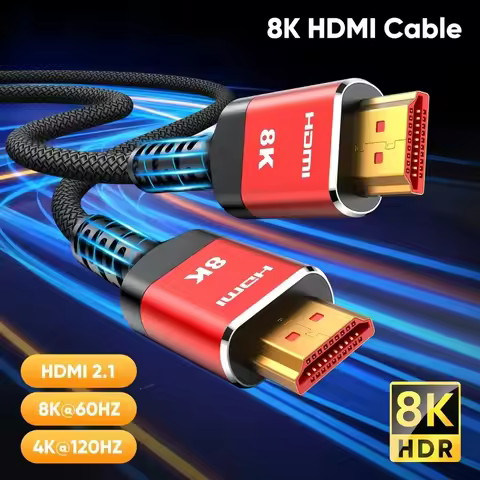 MIZIQIER 8K HDMI 2.1 Cable High Speed 48Gbps HDMI Braided Cord-8K60Hz 4K120Hz Compatible for PS5/PS4