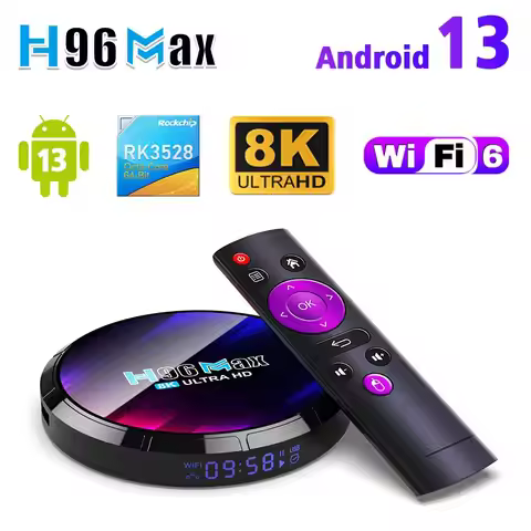 Android TV Box H96MAX RK3528 Android Box Support 2.4G/5.8G WiFi6 BT5.0 4K Video Set Top TV Box Decod