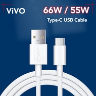 Vivo V23 5G X70 Pro X60 Pro Type-C USB Cable Support 55W 66W Flash Charge Fast-Charging For T1x T1 X
