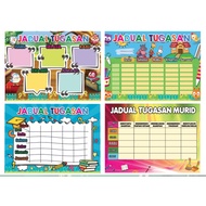 BANNER HIASAN SEKOLAH - JADUAL TUGASAN