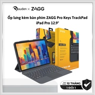 Ốp lưng kèm bàn phím ZAGG Pro Keys TrackPad - iPad 12.9 Pro (GEN 3/ 4/ 5 & 6) - Hàng chính hãng