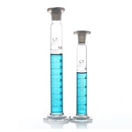 With Stopper Measuring Cylinder Glass Measuring Cylinder Hexagonal Bottom Measuring Cylinder