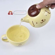 sanrio 日本原單 布丁狗 茶壺 茶杯  卡通 茶壺套裝 禮物 廚具 布丁狗杯 布丁狗茶壺