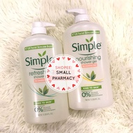 Simple Refreshing Shower Gel / Nourishing Shower Gel 1L 1000ml Kind to Skin