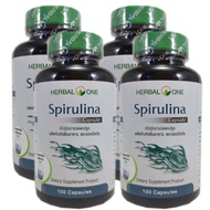 Herbal One Spirulina สาหร่ายเกลียวทอง สาหร่ายสไปรูริน่า อ้วยอัน บำรุงตับ เหมาะสำหรับผู้ที่ดื่มหนัก บำรุงผิว