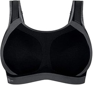 5567-445 Women's Active Black Extreme Control Sports Bra 46G