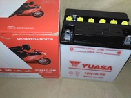 Aki Yuasa 12N10 3B 12Volt 10 Ah Aki Genset .Vespa Excel