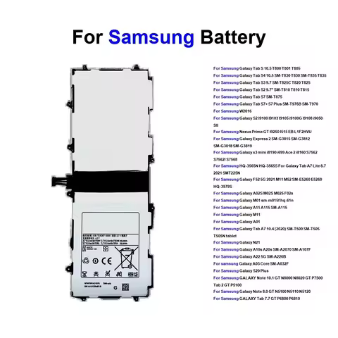 Battery For Samsung Galaxy A03 S20 A22 A10S N21 A01 S2 S3 A11 M11 A02S M01 W2016 F52 5G Mini Note N5