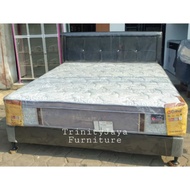 Dipan Sandaran Plus Springbed Central Deluxe Plus Poket Berkualitas