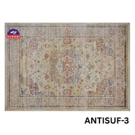 Alhadi Rug 120cm x 170cm Thickness 8mm ANTISUF Floor Carpet Imported Türkiye Soft Vintage Minimalist