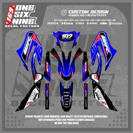 Yamaha Wr 155 Superglossy Decal - Wr 155 Decal Blackbiru