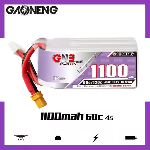 GNB 4S 1100mAh 60C/120C HV Lipo Battery For RC Helicopter Quadcopter FPV Racing Drone RC Parts