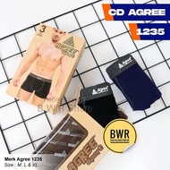 [3 PCS] Agree - Adult Men's Boxer Briefs CD DD1235 DD1238 DD1237