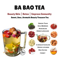 Ba Bao Tea Halal Premium With Flower Flavour Rose Baobao Tea Red Date Longan Goji Berry Teh Herba Ci