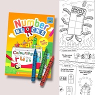 Numberblocks Coloring Activity Book Birthday Party Giveaway Souvenir
