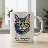 Custom Cat Mug Donald House Cat Design Mug Coffee Mug