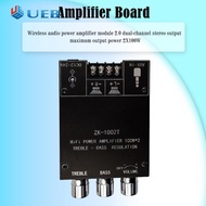 ZK-1002T บลูทูธ-เข้ากันได้เครื่องขยายเสียงไฮไฟ2.0ช่อง100Wx2เครื่องเสียง