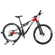 EWIG Carbon Fiber Frame Mountain Bike Full Suspension 12 Speed 29 inch SHIMANO M6100 Carbon MTB Bicycle for Sale Bicicleta Adult